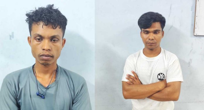 വൈക്കം താലൂക്കിൽ സ്കൂൾ വിദ്യാർത്ഥികളെ കേന്ദ്രീകരിച്ച് നിരോധിത പുകയില ഉല്പ്പന്നങ്ങളും കഞ്ചാവും വിൽപ്പന നടത്തുന്ന രണ്ട് ആസാം സ്വദേശികൾ എക്സൈസിൻ്റെ പിടിയിൽ വൈക്കം താലൂക്കിൽ സ്കൂൾ വിദ്യാർത്ഥികളെ കേന്ദ്രീകരിച്ച് നിരോധിത പുകയില ഉല്പ്പന്നങ്ങളും കഞ്ചാവും വിൽപ്പന നടത്തുന്ന രണ്ട് ആസാം സ്വദേശികൾ എക്സൈസിൻ്റെ പിടിയിൽ