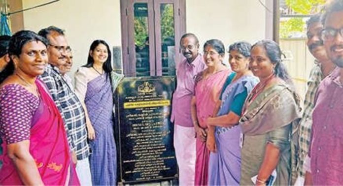 കണ്ടല്ലൂർ ഗ്രാമപ്പഞ്ചായത്തിൽ അങ്കണവാടി കെട്ടിടത്തിന് കല്ലിട്ടു കണ്ടല്ലൂർ ഗ്രാമപ്പഞ്ചായത്തിൽ അങ്കണവാടി കെട്ടിടത്തിന് കല്ലിട്ടു