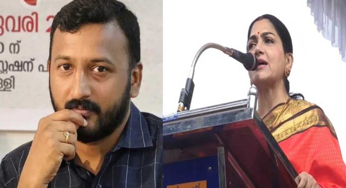 പാലക്കാട് മണ്ഡലത്തിൽ ബിജെപി ജയിക്കുമെന്നുള്ളത് കൊണ്ടാണ് രാഹുൽ മാങ്കൂട്ടത്തിൽ എം.എൽ.എ പദവി രാജി വെക്കാത്തതെന്ന് ഖുശ്ബു പാലക്കാട് മണ്ഡലത്തിൽ ബിജെപി ജയിക്കുമെന്നുള്ളത് കൊണ്ടാണ് രാഹുൽ മാങ്കൂട്ടത്തിൽ എം.എൽ.എ പദവി രാജി വെക്കാത്തതെന്ന് ഖുശ്ബു