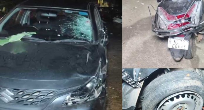 കോഴിക്കോട് നിയന്ത്രണം വിട്ട കാര് കടയുടെ വരാന്തയിലേക്ക് പാഞ്ഞുകയറി അപകടം കോഴിക്കോട് നിയന്ത്രണം വിട്ട കാര് കടയുടെ വരാന്തയിലേക്ക് പാഞ്ഞുകയറി അപകടം