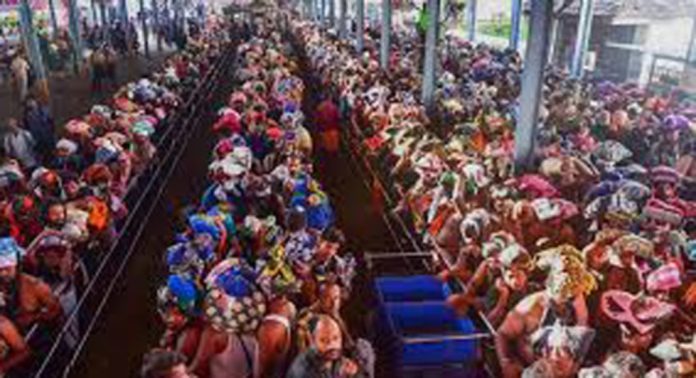 സന്നിധാനത്തേക്കുള്ള തീർഥാടകരുടെ തിരക്ക് നിയന്ത്രണത്തിനുള്ള ശാസ്ത്രീയ പഠനത്തിന് എഐ ക്യാമറകളും ഡ്രോൺ നിരീക്ഷണവും ഏർപ്പെടുത്താൻ സാധ്യത സന്നിധാനത്തേക്കുള്ള തീർഥാടകരുടെ തിരക്ക് നിയന്ത്രണത്തിനുള്ള ശാസ്ത്രീയ പഠനത്തിന് എഐ ക്യാമറകളും ഡ്രോൺ നിരീക്ഷണവും ഏർപ്പെടുത്താൻ സാധ്യത