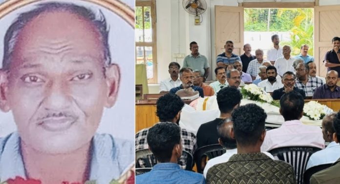 സെക്യൂരിറ്റി ജീവനക്കാരന്റെ മൃതദേഹം പള്ളിക്കുള്ളിൽ കയറ്റി കോഴഞ്ചേരി മാർത്തോമാ പള്ളി അധികൃതർ സെക്യൂരിറ്റി ജീവനക്കാരന്റെ മൃതദേഹം പള്ളിക്കുള്ളിൽ കയറ്റി കോഴഞ്ചേരി മാർത്തോമാ പള്ളി അധികൃതർ
