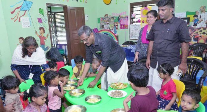 അങ്കണവാടികളുടെ പരിഷ്കരിച്ച ഭക്ഷണ മെനു നഗരസഭാ തലത്തിൽ ഉദ്ഘാടനം ചെയ്തു അങ്കണവാടികളുടെ പരിഷ്കരിച്ച ഭക്ഷണ മെനു നഗരസഭാ തലത്തിൽ ഉദ്ഘാടനം ചെയ്തു