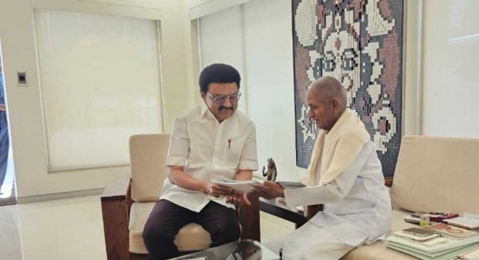 ഇളയരാജയ്ക്ക് ഭാരതരത്നം നൽകണമെന്ന് മുഖ്യമന്ത്രി എം കെ സ്റ്റാലിൻ ഇളയരാജയ്ക്ക് ഭാരതരത്നം നൽകണമെന്ന് മുഖ്യമന്ത്രി എം കെ സ്റ്റാലിൻ