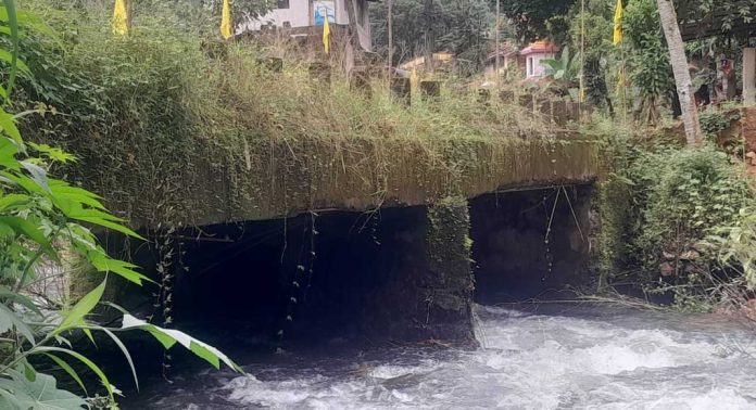പണം അനുവദിച്ചിട്ടും പണി നടക്കാതെ കരിമാൻതോട് പാലം പണം അനുവദിച്ചിട്ടും പണി നടക്കാതെ കരിമാൻതോട് പാലം