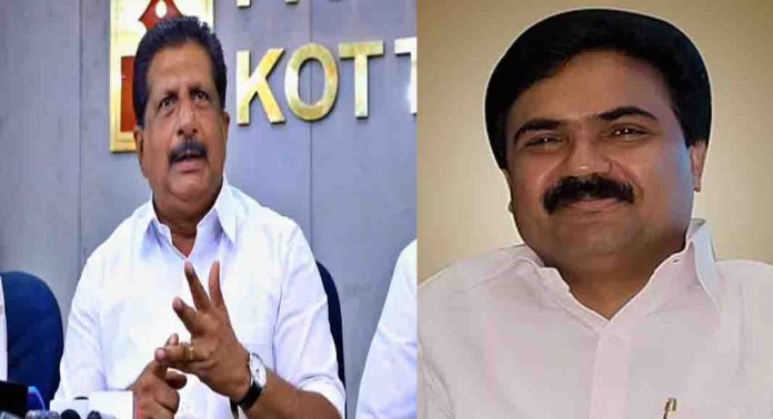 നിയമസഭ തെരഞ്ഞെടുപ്പിലെ മത്സരത്തെ ചൊല്ലി കേരളാ കോൺഗ്രസുകാർ തമ്മിൽ വാക്പ്പോര് നിയമസഭ തെരഞ്ഞെടുപ്പിലെ മത്സരത്തെ ചൊല്ലി കേരളാ കോൺഗ്രസുകാർ തമ്മിൽ വാക്പ്പോര്