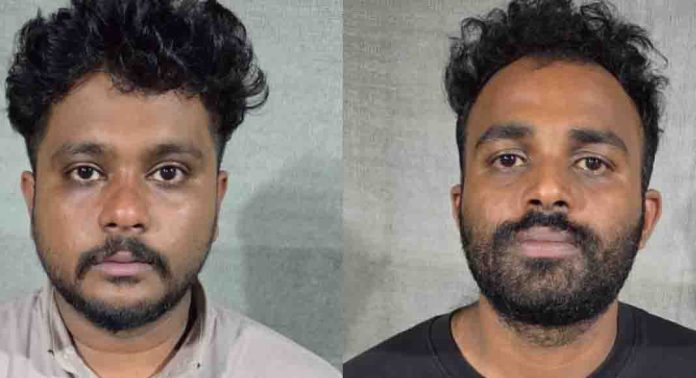 മെത്തഫിറ്റമിൻ കൈമാറ്റം ചെയ്യുന്നതിനിടയിൽ യുവാക്കളെ പോലീസ് അറസ്റ്റ് ചെയ്തു മെത്തഫിറ്റമിൻ കൈമാറ്റം ചെയ്യുന്നതിനിടയിൽ യുവാക്കളെ പോലീസ് അറസ്റ്റ് ചെയ്തു