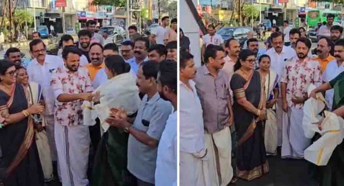 രാഹുല് മാങ്കൂട്ടത്തിലിനൊപ്പം വേദി പങ്കിട്ടതില് വിശദീകരണവുമായി പ്രമീള ശശിധരൻ രാഹുല് മാങ്കൂട്ടത്തിലിനൊപ്പം വേദി പങ്കിട്ടതില് വിശദീകരണവുമായി പ്രമീള ശശിധരൻ