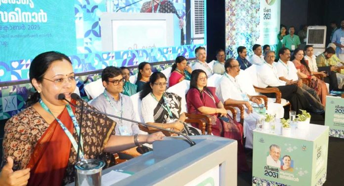 2031ല് എല്ലാവര്ക്കും ആരോഗ്യ പരിരക്ഷ ഉറപ്പാക്കുന്ന സംസ്ഥാനമാക്കുകയാണ് ലക്ഷ്യം : മന്ത്രി വീണാ ജോര്ജ് 2031ല് എല്ലാവര്ക്കും ആരോഗ്യ പരിരക്ഷ ഉറപ്പാക്കുന്ന സംസ്ഥാനമാക്കുകയാണ് ലക്ഷ്യം : മന്ത്രി വീണാ ജോര്ജ്