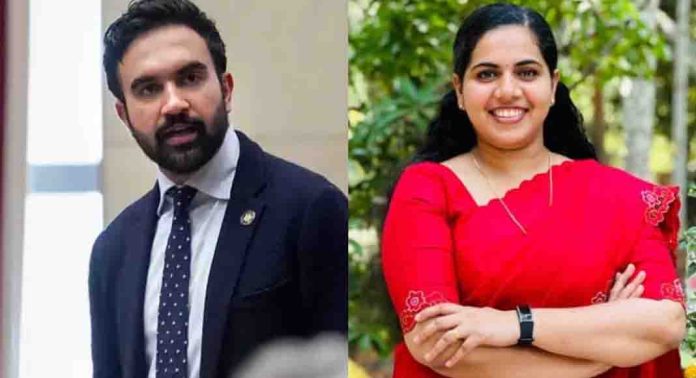 മേയർ തെരഞ്ഞെടുപ്പിൽ വിജയം നേടിയ സൊഹ്റാൻ മംദാനിയെ അഭിനന്ദിച്ച് ആര്യാ രാജേന്ദ്രൻ മേയർ തെരഞ്ഞെടുപ്പിൽ വിജയം നേടിയ സൊഹ്റാൻ മംദാനിയെ അഭിനന്ദിച്ച് ആര്യാ രാജേന്ദ്രൻ