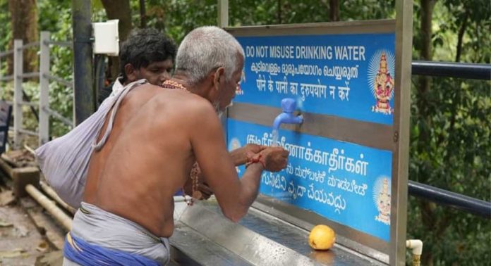 ഭക്തരുടെ ദാഹമകറ്റാന് വാട്ടര് അതോറിറ്റിയുടെ വിപുലമായ ക്രമീകരണം ഭക്തരുടെ ദാഹമകറ്റാന് വാട്ടര് അതോറിറ്റിയുടെ വിപുലമായ ക്രമീകരണം