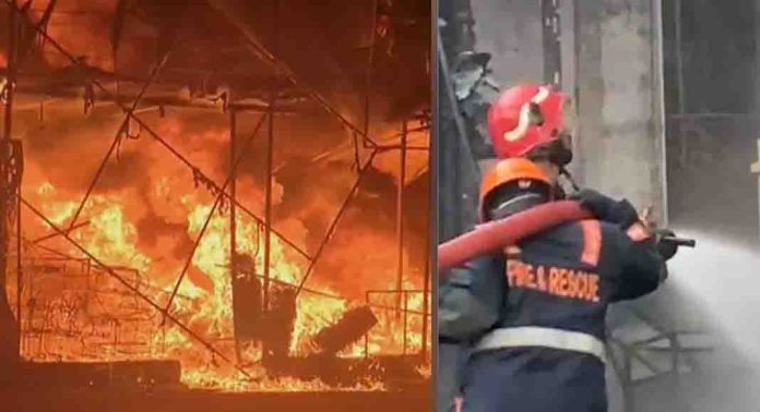 മലപ്പുറം കോട്ടക്കലിലെ വ്യാപാര സ്ഥാപനത്തിൽ വൻ തീ പിടുത്തം മലപ്പുറം കോട്ടക്കലിലെ വ്യാപാര സ്ഥാപനത്തിൽ വൻ തീ പിടുത്തം