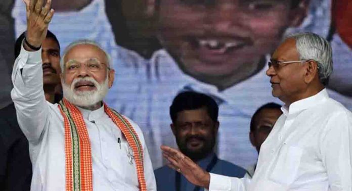 ബിഹാറിൽ ചരിത്ര വിജയം നേടിയെങ്കിലും മുഖ്യമന്ത്രിസ്ഥാനത്തേക്ക് നിതീഷ് കുമാറിനെ പ്രഖ്യാപിക്കാതെ ബിജെപി ബിഹാറിൽ ചരിത്ര വിജയം നേടിയെങ്കിലും മുഖ്യമന്ത്രിസ്ഥാനത്തേക്ക് നിതീഷ് കുമാറിനെ പ്രഖ്യാപിക്കാതെ ബിജെപി