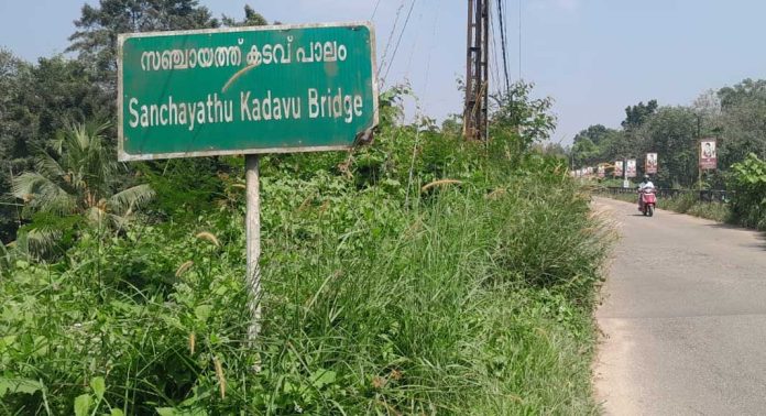 ശബരിമല മണ്ഡലകാലം പടിവാതിലിൽ ; സഞ്ചായത്ത് കടവ് പാലത്തിലെ കാടുകൾ നീക്കം ചെയ്യാതെ അധികൃതർ ശബരിമല മണ്ഡലകാലം പടിവാതിലിൽ ; സഞ്ചായത്ത് കടവ് പാലത്തിലെ കാടുകൾ നീക്കം ചെയ്യാതെ അധികൃതർ