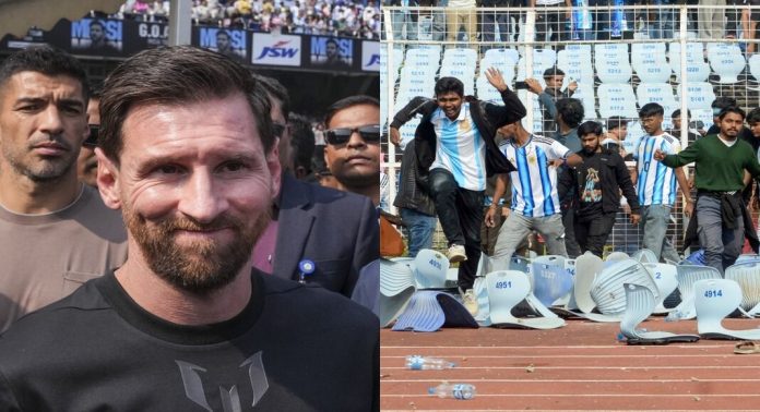 മെസിയുടെ പരിപാടി അലങ്കോലമായതിന് പിന്നാലെ പശ്ചിമ ബംഗാൾ കായിക മന്ത്രി രാജിവെച്ചു മെസിയുടെ പരിപാടി അലങ്കോലമായതിന് പിന്നാലെ പശ്ചിമ ബംഗാൾ കായിക മന്ത്രി രാജിവെച്ചു
