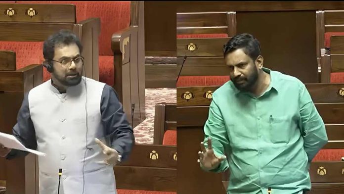 ഇങ്ങനെയൊരു കേസിൽപ്പെട്ട സിപിഐ നേതാവിൻ്റെ പേര് പറഞ്ഞാൽ ഒരു ലക്ഷം രൂപ നൽകും ; രാഹുൽ വിഷയത്തിൽ രാജ്യസഭയിലും വാക് പോര് ഇങ്ങനെയൊരു കേസിൽപ്പെട്ട സിപിഐ നേതാവിൻ്റെ പേര് പറഞ്ഞാൽ ഒരു ലക്ഷം രൂപ നൽകും ; രാഹുൽ വിഷയത്തിൽ രാജ്യസഭയിലും വാക് പോര്