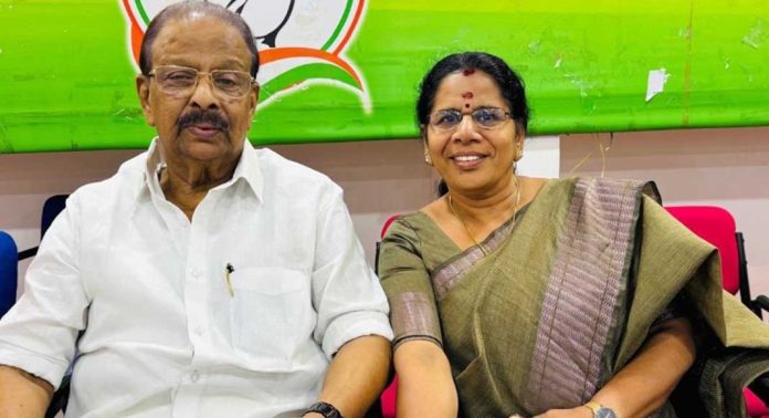 പി ഇന്ദിരയെ കണ്ണൂർ കോർപറേഷൻ മേയറായി പ്രഖ്യാപിച്ച് കെ സുധാകരൻ പി ഇന്ദിരയെ കണ്ണൂർ കോർപറേഷൻ മേയറായി പ്രഖ്യാപിച്ച് കെ സുധാകരൻ