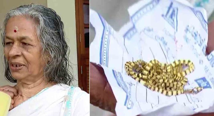മുഖത്തടിച്ച് കഴുത്തിൽ കത്തിവച്ച് മാല പൊട്ടിച്ച കള്ളനെ അതേ കത്തിവച്ച് വിരട്ടി 77കാരി മുഖത്തടിച്ച് കഴുത്തിൽ കത്തിവച്ച് മാല പൊട്ടിച്ച കള്ളനെ അതേ കത്തിവച്ച് വിരട്ടി 77കാരി