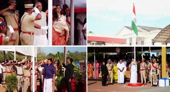 സംസ്ഥാനത്ത് റിപ്പബ്ലിക് ദിനാഘോഷം ; സെൻട്രൽ സ്റ്റേഡിയത്തിൽ ഗവർണർ പതാക ഉയർത്തി സംസ്ഥാനത്ത് റിപ്പബ്ലിക് ദിനാഘോഷം ; സെൻട്രൽ സ്റ്റേഡിയത്തിൽ ഗവർണർ പതാക ഉയർത്തി