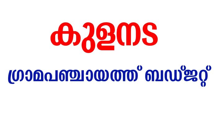 കുളനട ഗ്രാമപഞ്ചായത്ത് ബജറ്റ് അവതരിപ്പിച്ചു കുളനട ഗ്രാമപഞ്ചായത്ത് ബജറ്റ് അവതരിപ്പിച്ചു