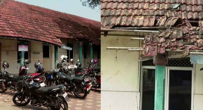 ഇടുക്കി ജില്ല ആശുപത്രിയിലെ കെട്ടിടം അപകടാവസ്ഥയിൽ ഇടുക്കി ജില്ല ആശുപത്രിയിലെ കെട്ടിടം അപകടാവസ്ഥയിൽ