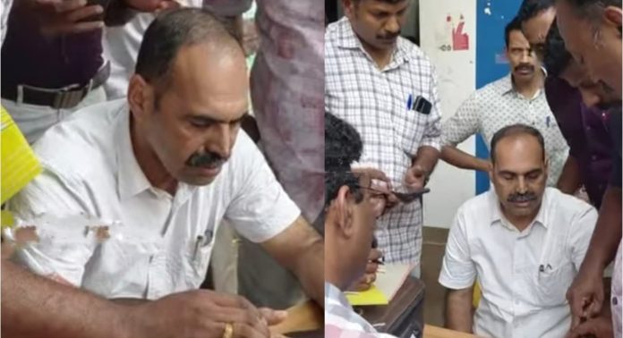 ഭൂമി തരം മാറ്റി നൽകുന്നതിന് 10000 രൂപ കൈക്കൂലി ; വില്ലേജ് അസിസ്റ്റന്റ് വിജിലൻസ് പിടിയിൽ ഭൂമി തരം മാറ്റി നൽകുന്നതിന് 10000 രൂപ കൈക്കൂലി ; വില്ലേജ് അസിസ്റ്റന്റ് വിജിലൻസ് പിടിയിൽ
