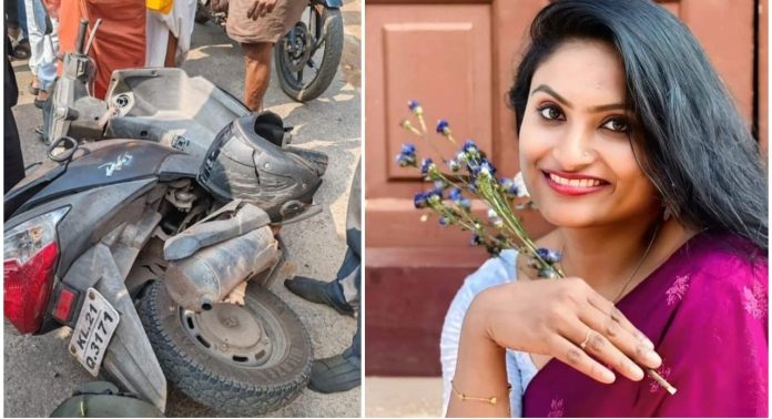 തിരുവനന്തപുരത്ത് കെ.എസ്.ആർ.ടി.സി ബസിടിച്ച് സ്കൂട്ടർ യാത്രക്കാരിക്ക് ദാരുണാന്ത്യം തിരുവനന്തപുരത്ത് കെ.എസ്.ആർ.ടി.സി ബസിടിച്ച് സ്കൂട്ടർ യാത്രക്കാരിക്ക് ദാരുണാന്ത്യം