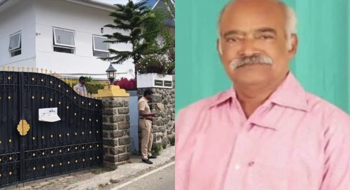 നടി വിഷ്ണു പ്രിയയുടെ അച്ഛൻ കൊല്ലപ്പെട്ടു ; മൃതദേഹം ടേപ്പ് ഒട്ടിച്ച നിലയിൽ നടി വിഷ്ണു പ്രിയയുടെ അച്ഛൻ കൊല്ലപ്പെട്ടു ; മൃതദേഹം ടേപ്പ് ഒട്ടിച്ച നിലയിൽ