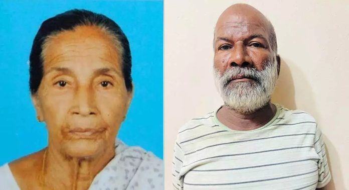 കണ്ണൂരിൽ മകൻ കസേരയോടെ വലിച്ചെറിഞ്ഞ വയോധിക മരിച്ചു കണ്ണൂരിൽ മകൻ കസേരയോടെ വലിച്ചെറിഞ്ഞ വയോധിക മരിച്ചു