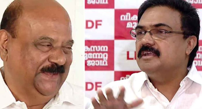 മാണി സി കാപ്പനും ജോസ് കെ മാണിയും തമ്മിൽ രൂക്ഷമായ വാക്പോര് മാണി സി കാപ്പനും ജോസ് കെ മാണിയും തമ്മിൽ രൂക്ഷമായ വാക്പോര്