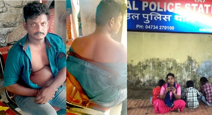 ഭര്ത്താവായ ആംബുലന്സ് ഡ്രൈവറെ അയല്വാസി മര്ദ്ദിച്ചു : യുവതിയും മക്കളും കൂടൽ പോലീസ് സ്റ്റേഷന് മുന്നിൽ രാത്രിയില് കുത്തിയിരുന്നു ഭര്ത്താവായ ആംബുലന്സ് ഡ്രൈവറെ അയല്വാസി മര്ദ്ദിച്ചു : യുവതിയും മക്കളും കൂടൽ പോലീസ് സ്റ്റേഷന് മുന്നിൽ രാത്രിയില് കുത്തിയിരുന്നു