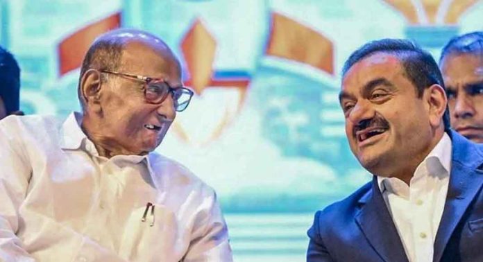 ശരദ് പവാറിനെ സന്ദർശിച്ച് ഗൗതം അദാനി ശരദ് പവാറിനെ സന്ദർശിച്ച് ഗൗതം അദാനി