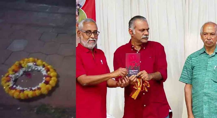 എഴുത്തുകാരൻ വിഎസ് അനിൽകുമാറിന്റെ വീടിന് മുന്നിൽ റീത്ത് ; പോലീസിൽ പരാതി നൽകി എഴുത്തുകാരൻ വിഎസ് അനിൽകുമാറിന്റെ വീടിന് മുന്നിൽ റീത്ത് ; പോലീസിൽ പരാതി നൽകി