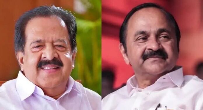 കാസർകോടും മഞ്ചേശ്വരത്തും ഡീൽ എന്ന വി ഡി സതീശന്റെ ആരോപണത്തിൽ രമേശ് ചെന്നിത്തല കാസർകോടും മഞ്ചേശ്വരത്തും ഡീൽ എന്ന വി ഡി സതീശന്റെ ആരോപണത്തിൽ രമേശ് ചെന്നിത്തല
