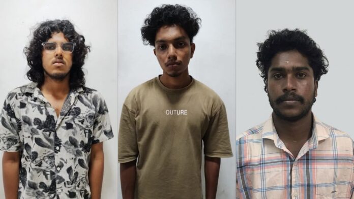 കുന്നംകുളത്ത് ഡിവൈഎഫ്ഐ പ്രവർത്തകനെ വീടുകയറി വെട്ട ; ബി.ജെ.പി പ്രവർത്തകർ പിടിയിൽ കുന്നംകുളത്ത് ഡിവൈഎഫ്ഐ പ്രവർത്തകനെ വീടുകയറി വെട്ട ; ബി.ജെ.പി പ്രവർത്തകർ പിടിയിൽ