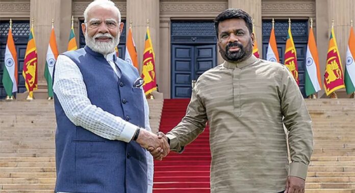 പശ്ചിമേഷ്യന് സാഹചര്യം – ഊര്ജ്ജ സഹകരണം ; ശ്രീലങ്കന് പ്രസിഡന്റുമായി ചർച്ചനടത്തി പ്രധാനമന്ത്രി പശ്ചിമേഷ്യന് സാഹചര്യം – ഊര്ജ്ജ സഹകരണം ; ശ്രീലങ്കന് പ്രസിഡന്റുമായി ചർച്ചനടത്തി പ്രധാനമന്ത്രി