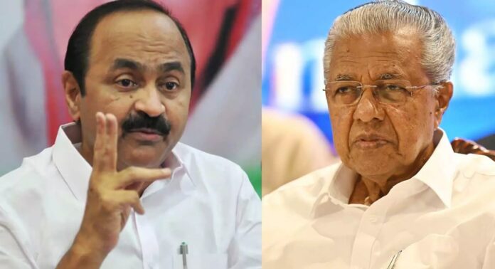 പിണറായി ഇരട്ടച്ചങ്കനല്ല ഇരട്ടത്താപ്പനെന്ന് വിമർശനവുമായി വി.ഡി സതീശന് പിണറായി ഇരട്ടച്ചങ്കനല്ല ഇരട്ടത്താപ്പനെന്ന് വിമർശനവുമായി വി.ഡി സതീശന്