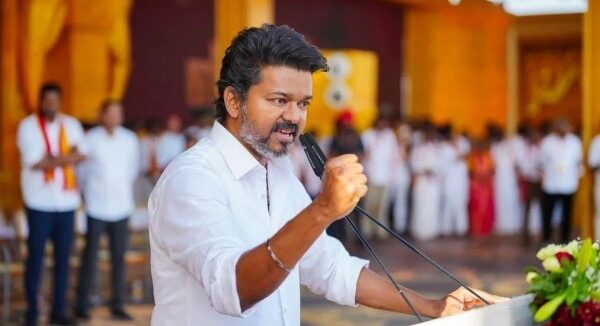 സഖ്യ ചർച്ചകളെക്കുറിച്ചുള്ള വാർത്തകൾ അഭ്യൂഹം മാത്രമാണെന്ന് ടി.വി.കെ അധ്യക്ഷൻ വിജയ് സഖ്യ ചർച്ചകളെക്കുറിച്ചുള്ള വാർത്തകൾ അഭ്യൂഹം മാത്രമാണെന്ന് ടി.വി.കെ അധ്യക്ഷൻ വിജയ്