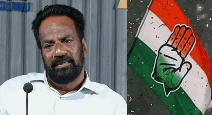 കോൺഗ്രസ് പാർട്ടി വിടുന്നതായി കെപിസിസി ജനറൽ സെക്രട്ടറി എം ജെ ജോബ് കോൺഗ്രസ് പാർട്ടി വിടുന്നതായി കെപിസിസി ജനറൽ സെക്രട്ടറി എം ജെ ജോബ്