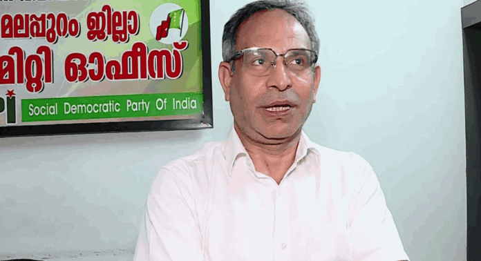നിയമസഭ തെരഞ്ഞെടുപ്പിലെ എസ് ഡി പി ഐ പിന്തുണയുടെ കാര്യത്തിലെ നിലപാട് വ്യക്തമാക്കി ദേശീയ പ്രസിഡന്റ് എം കെ ഫൈസി നിയമസഭ തെരഞ്ഞെടുപ്പിലെ എസ് ഡി പി ഐ പിന്തുണയുടെ കാര്യത്തിലെ നിലപാട് വ്യക്തമാക്കി ദേശീയ പ്രസിഡന്റ് എം കെ ഫൈസി