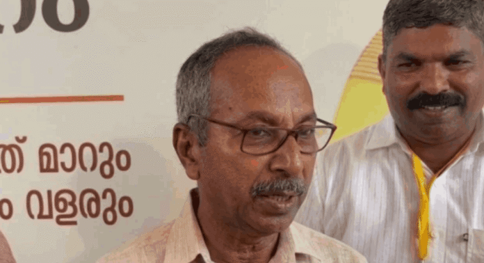 കെ പി സി സി അധ്യക്ഷൻ സണ്ണി ജോസഫിന്റെ സഹോദരൻ ഷാജി വി ജോസഫ് ബിജെപിയിൽ കെ പി സി സി അധ്യക്ഷൻ സണ്ണി ജോസഫിന്റെ സഹോദരൻ ഷാജി വി ജോസഫ് ബിജെപിയിൽ