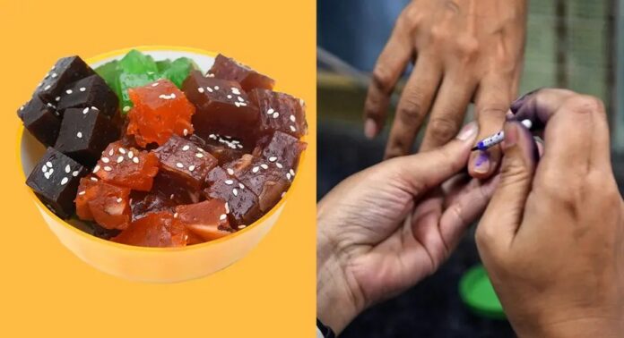 ഹൽവ കിട്ടിയില്ലെന്ന പരാതിയുമായി തെരഞ്ഞെടുപ്പ് കമ്മീഷനെ സമീപിച്ച് കന്നി വോട്ടർ ഹൽവ കിട്ടിയില്ലെന്ന പരാതിയുമായി തെരഞ്ഞെടുപ്പ് കമ്മീഷനെ സമീപിച്ച് കന്നി വോട്ടർ