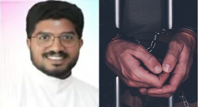 കണ്ണൂരിൽ വിവാഹ വാഗ്ദാനം നൽകി പ്രായപൂർത്തിയാകാത്ത പെൺകുട്ടിയെ പീഡിപ്പിച്ച വൈദികൻ റിമാൻഡിൽ കണ്ണൂരിൽ വിവാഹ വാഗ്ദാനം നൽകി പ്രായപൂർത്തിയാകാത്ത പെൺകുട്ടിയെ പീഡിപ്പിച്ച വൈദികൻ റിമാൻഡിൽ
