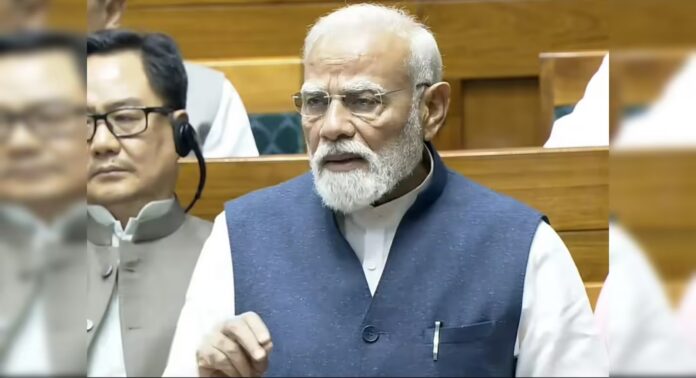 എതിർക്കുന്നവർക്ക് രാജ്യത്തെ സ്ത്രീകൾ മാപ്പ് നൽകില്ല ; വനിതാ സംവരണ ബില്ലിൽ ലോക്സഭയിൽ പ്രധാനമന്ത്രിയുടെ ആഹ്വാനം എതിർക്കുന്നവർക്ക് രാജ്യത്തെ സ്ത്രീകൾ മാപ്പ് നൽകില്ല ; വനിതാ സംവരണ ബില്ലിൽ ലോക്സഭയിൽ പ്രധാനമന്ത്രിയുടെ ആഹ്വാനം