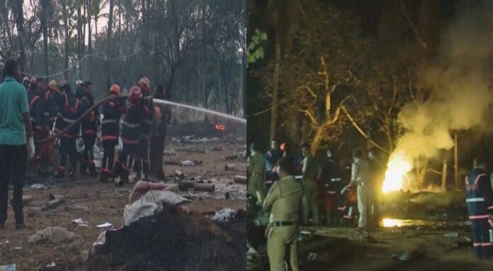 തൃശ്ശൂരിൽ രക്ഷാപ്രവര്ത്തനം നടക്കുന്നതിനിടെ രാത്രി വീണ്ടും പടക്കം പൊട്ടി തൃശ്ശൂരിൽ രക്ഷാപ്രവര്ത്തനം നടക്കുന്നതിനിടെ രാത്രി വീണ്ടും പടക്കം പൊട്ടി