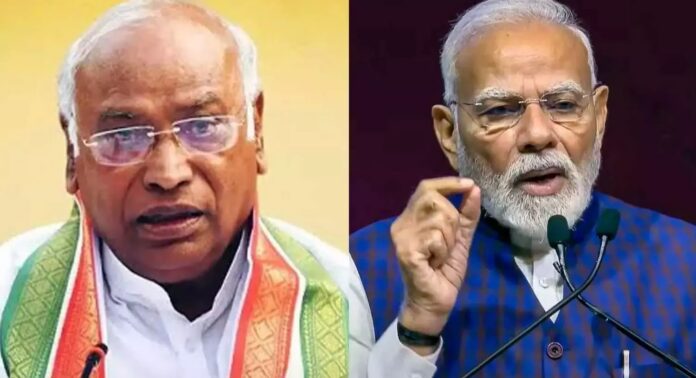 പ്രധാനമന്ത്രിക്കെതിരായ ഭീകരവാദി പരാമര്ശം ; മല്ലികാര്ജുന് ഖാര്ഗെയ്ക്ക് തെരഞ്ഞെടുപ്പ് കമ്മീഷന്റെ നോട്ടീസ് പ്രധാനമന്ത്രിക്കെതിരായ ഭീകരവാദി പരാമര്ശം ; മല്ലികാര്ജുന് ഖാര്ഗെയ്ക്ക് തെരഞ്ഞെടുപ്പ് കമ്മീഷന്റെ നോട്ടീസ്