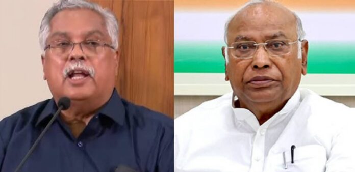 മല്ലികാർജുൻ ഖർഗെയ്ക്ക് നോട്ടീസ് അയച്ച തെരഞ്ഞെടുപ്പ് കമ്മീഷൻ്റെ നടപടിക്കെതിരെ സിപിഐ മല്ലികാർജുൻ ഖർഗെയ്ക്ക് നോട്ടീസ് അയച്ച തെരഞ്ഞെടുപ്പ് കമ്മീഷൻ്റെ നടപടിക്കെതിരെ സിപിഐ