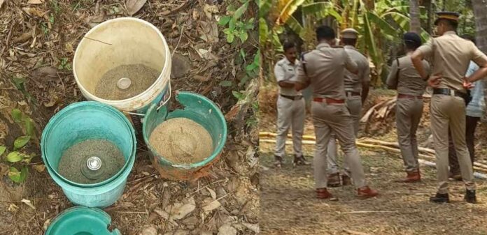 കണ്ണൂര് പാനൂരില് വീണ്ടും സ്റ്റീല് ബോംബ് കണ്ടെത്തി കണ്ണൂര് പാനൂരില് വീണ്ടും സ്റ്റീല് ബോംബ് കണ്ടെത്തി