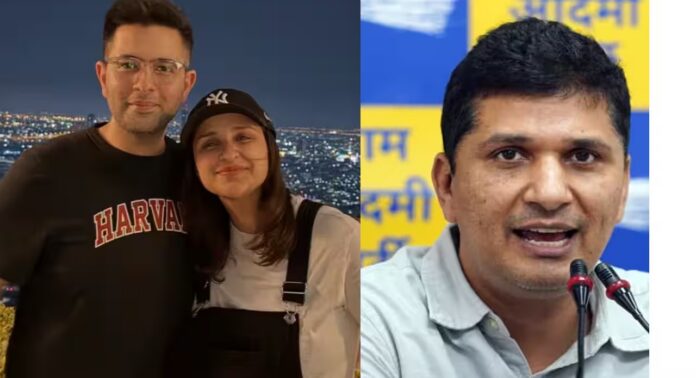 രാജ്യസഭാ എംപിയായിരുന്നില്ലെങ്കില് വിവാഹം പോലും നടക്കില്ലായിരുന്നു ; രാഘവ് ഛദ്ദയ്ക്കെതിരെ സൗരഭ് ഭരദ്വാജ് രാജ്യസഭാ എംപിയായിരുന്നില്ലെങ്കില് വിവാഹം പോലും നടക്കില്ലായിരുന്നു ; രാഘവ് ഛദ്ദയ്ക്കെതിരെ സൗരഭ് ഭരദ്വാജ്
