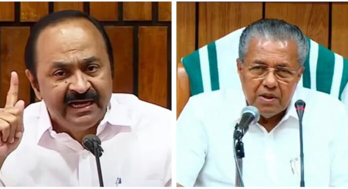 പരസ്പര വിരുദ്ധമായ കാര്യം പറഞ്ഞ് കണ്ടം വഴി ഓടുന്നയാളാണ് മുഖ്യനെന്ന് വിഡി സതീശൻ പരസ്പര വിരുദ്ധമായ കാര്യം പറഞ്ഞ് കണ്ടം വഴി ഓടുന്നയാളാണ് മുഖ്യനെന്ന് വിഡി സതീശൻ
